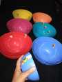 Pack of 3 Mixing Bowls Set Microwave oven Safe. 