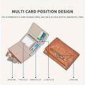 Billetera Sólida Para Mujer Con Decoración De Remaches Nuevos Para Mujeres, Con Textura Y Espacio Para Tarjetas De Crédito. 