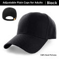 High Quality Baseball Caps With Adjustable Back Golf Cap For Women in Black Blue White Colors. 