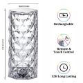 Rechargable Crystal Lamp Rose Light - RGB - 16 Colors Changing with Remote Control and touch sensor By everything we sell. 