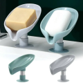 2 pcs newstyle Leaf Shape Soap Box Drain Soap Holder Box Bathroom Shower Soap Holder Dish Storage Plate Tray Bathroom Supplies Bathroom Gadgets | Saban dani, soap container | Hydraulic Suction Sink Soap Tray (Mix/Random color). 