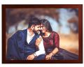 zig zag Customized Photo Frame with our Own Picture 12x18. 