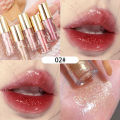 Explosion Shining Lipstick Moisturizing Glitter Jelly Liquid Lip Gloss Long Lasting Transparent Shining Lip Tint. 