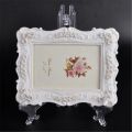 Black And Transparent Plastic Photo Display Stand/Portable Picture Frame Easel Holder/Plate Bracket/Dish Rack Home Decor. 