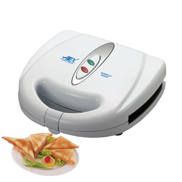Anex Deluxe Sandwich Maker - AG-1035 - 750 Watts - Non stick coated plates with 2 years brand Warranty