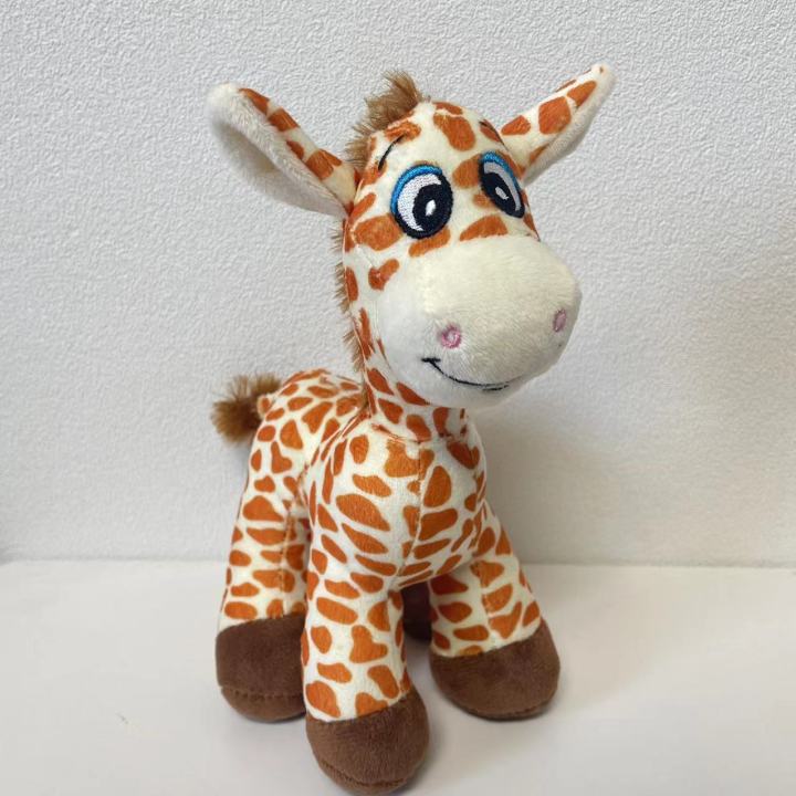 21cm Real Life Giraffe Plush Cute Stuffed Animal Soft Simulation Giraffe Doll Christmas Birthday Gift Kids Toy Kid Baby