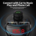 KUULAA Car Charger FM Tran_s_mitter Bluetooth Car Audio MP3 Player TF Card Car Kit 3.4A Dual USB Car Phone Charger For Xiaomi Mi. 