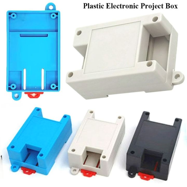 Microcontroller Storage Box 1/2pcs with Screws PLC Controller Housing ABS Plastic Electronic ...