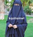 KK Hijab | zipper hijab double layer arabic hijab with niqab large size best fabric. 