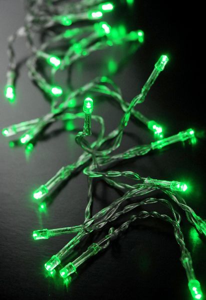 Green Fairy Lights String Decoration Light Led Still - 20 Feet Long Green Color