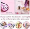 NC - 1 Piece - Portable Mini Refillable Perfume Atomizer Bottle, Travel Decant Sprayer Bottle, Refillable Scent Pump Case, 5ml size Perfume Atomizer Spray Bottle, Perfume Atomizer. 