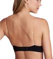 2 Pairs Silicone Adjustable Clear Invisible Transparent Bra Straps. 