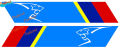 High Quality Decal Strips for Peugeot 205 Sport Gti Grille 21cmx4,5cm Ba224 Car Sticker Vinyl Waterproof PVC. 