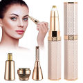 4 in 1 Hair Removal Machine Women Electric Epilator Facial and Eyebrow Hair Remover USB Charging Painless Face Eyebrows Nose Ears UpperLips Full Body-Washable/removable, 4 Trimmer Heads Fast Shaving for Girls & ladies Shaver ORIGINAL WISCOBUY BOXILI. 