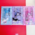 Yuthorite Stationery set Sanrio high-looking Kuromi pencil stationery box gift box student learning stationery. 