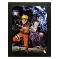 Naruto Anime Poster Frame, Framed Anime Naruto & Sasuke Posters - Raqeeq OFD148. 
