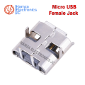 10/25/50PCS 2-pin Micro USB Connector Tablet PC PAD Charge Socket Mini Micro USB Jack Female Connector DIP feet 2pin DIP. 