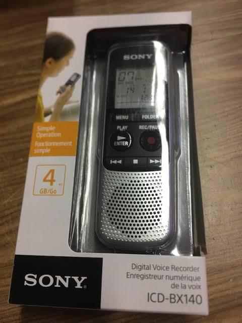 Sony ICD-BX140 4GB Digital Voice Recorder