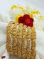 New Style Gold Artificial Bangles For Girls & Woman (6 Pieces). 