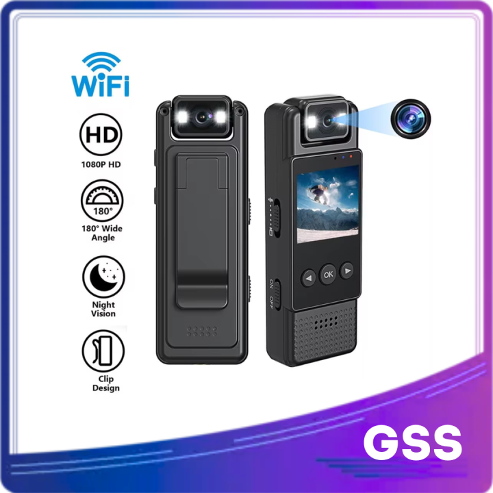 Sports Portable Camera Recorder Mini BodyCam 1.3inch Screen Battery Capacity: 400mAh – 600mAh Battery Life:Up to 2–3 hours continuous recordin Charging Port: USB 2.0 (Micro-USB)