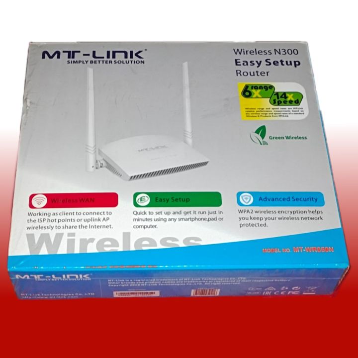 MT-LINK Router 6x range 14x Speed Wireless N300 Rauter