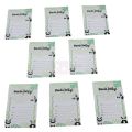Panda Invitation Cards - 4 Inch By 3 Inch - Invitation Cards - Panda Theme - Green - Unisex - Pack Of 8. 