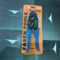 Ratchet Crimper Plier HS-30J Insulated Cable Terminals Crimping Tools Use for 1-2.5-6 mm² (20-10 AWG) Blue. 