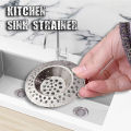 Kitchen Sink Strainer Stainless Steel Sink Filter Food Slag Filter Bath Basin Drain Filter Portable Waste Collector Bathroom Water Strainer. 