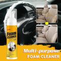 Multi-Purpose Foam Cleaner Spray - Versatile Cleaning Solution for Cars and Homes, Strong Decontamination and Grease-Free Formula. 