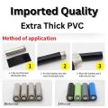 PVC heat shrinkable tube 18650 heat shrink wrapping 34mm  width Heat Shrink Battery Insulation Sleeve. 