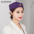ECHIDNA Stewardess Beret Decorative Women Air Hostesses Beret Formal Uniform Cap. 