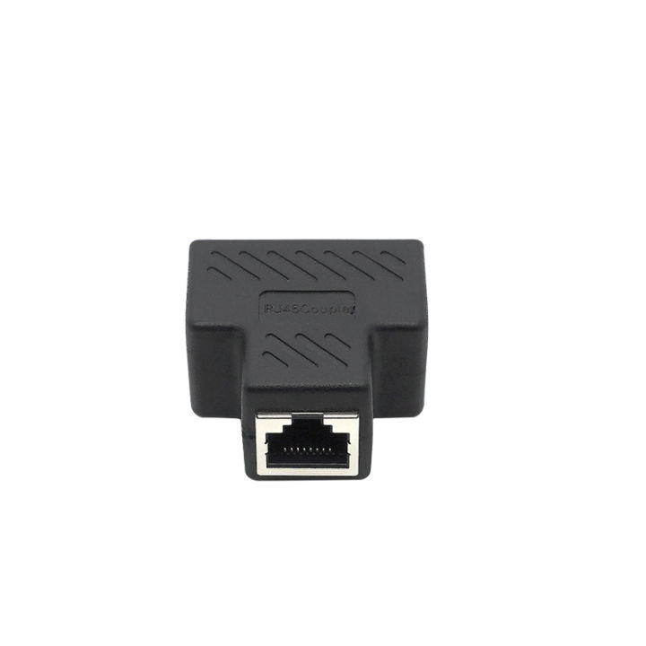 1 To 2 Ways Ethernet Rj45 Female Cable Splitter Adapter Connector For ...