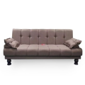 Galaxy Sofa CumBed Imported velvet Fabric Dark Grey Colour Armless Compact Living Spaces, Dorms, Guest Rooms, Apartments, Offices,. 