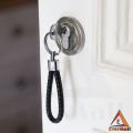Braided PU Leather Keychain - 2 Pack Handwoven Metal Keys Strap Fashion Keyring, Creative Key Holder Gift for Car, Key, Bag and Purse. 