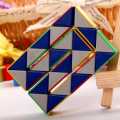 24 Blocks Snake Magic Twist |Jigsaw Puzzle Speed Magic Ruler Snake Toys Children Educational Toys Christmas Gifts. 
