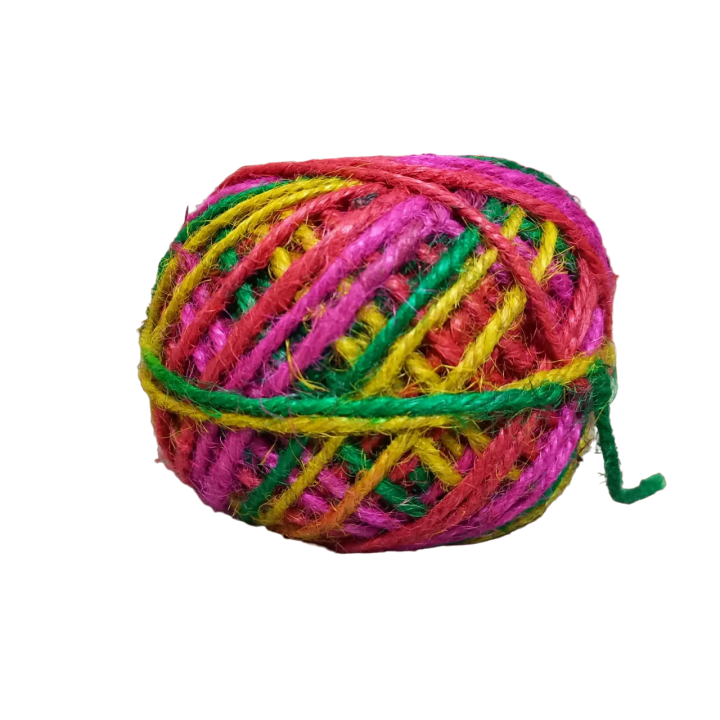 Jute Rope Multi Color – Jute Thread Multi Color