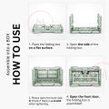 BigANT Smart Crates 90L Front Door Open Folding Box Korea Famous Camping Outdoor Life Home Living Folding Box. 