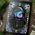 2024 Wall Calendar Dark Forest Animal Elf Series DARK MOON Wall Calendar. 