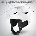 Odoland Snow Ski Helmet and Goggles Set, Sports Helmet and Protective Glasses Shockproof/Windproof Protective Gear (Small). 