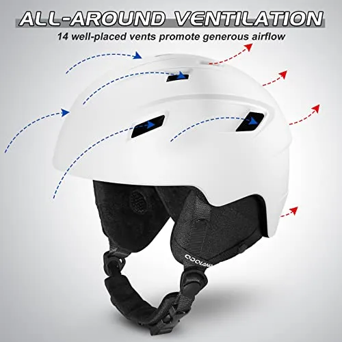 Odoland%20Snow%20Ski%20Helmet%20and%20Goggles%20Set,%20Sports%20Helmet%20and%20Protective%20Glasses%20Shockproof/Windproof%20Protective%20Gear%20(Small)%20-%20Image%205