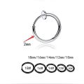 1Pair Retractable Earrings No Need Piercing Men Women Classic Hip-hop Hoop Earrings Kolczyki Jewelry. 