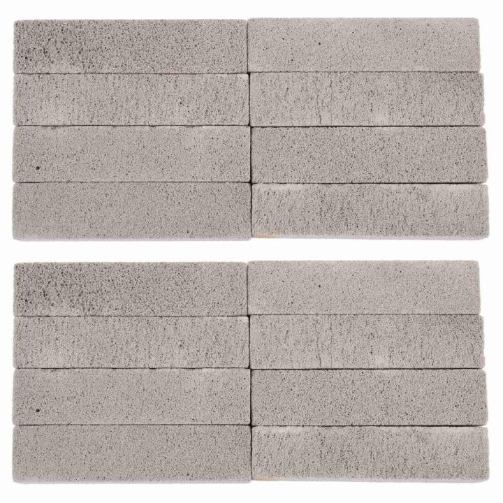 16 Pieces Pumice Stones for Cleaning Pumice Scouring Pad Grey Pumice Stick Cleaner for Removing Toilet Bowl Ring Bath