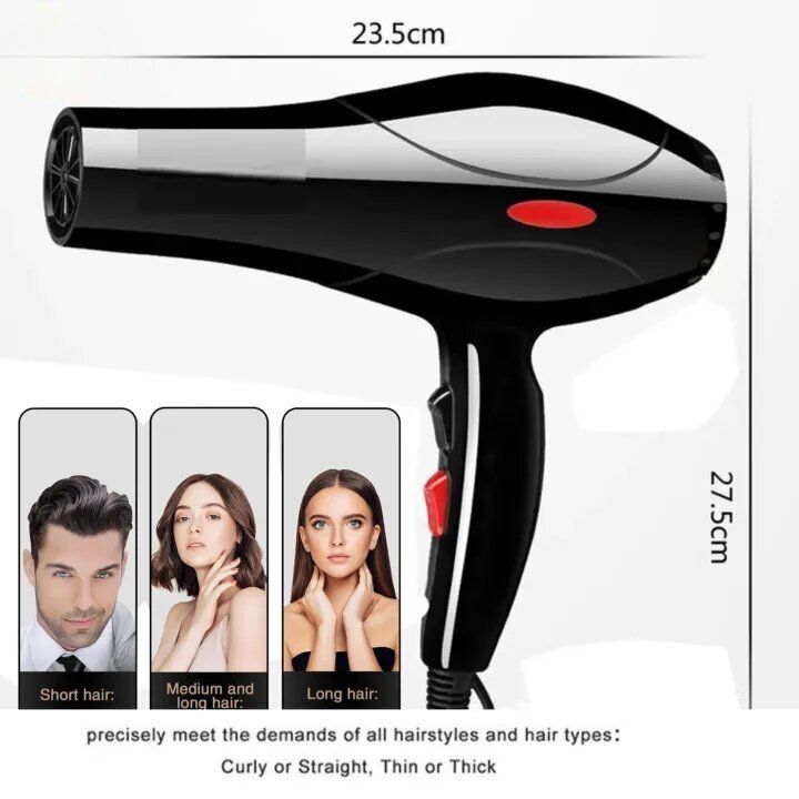 DAN TECHNOLOGY Original 5000W Professional Hair Dryer – Keratin Protect ...