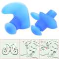 Swimming Accessories 6 Pairs Silicone Diving Spiral Ear Plugs Professional Adult Dust-Proof Earplugs. 