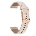 Watch band 20mm Rose Gold Buckle Leather Watch Band For Garmin Venu / SQ / SQ2 / Venu 2 Plus. 