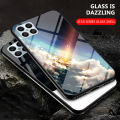 lee For Honor X8 Case Couple Starry Moon Glass Protector Meteor Start Back cover for Honor X8 Phone cases Cover. 