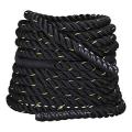 Top Quality 100% polyester blend Battle Rope Muscle Power Training work hands arms shoulders back abs core and legs 40ft × 1.5''. 