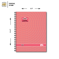 Spiral Notebook / Pad Ex L - Pack of 2 Pcs - Size A4 - Imported Paper. 