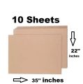 Packing Material Brown Wrapping Paper Sheets Packaging Sheet Size 22 X 35 Inches - 10 Sheets 80 Grams. 