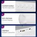 Wireless Charging Speaker with G-Shaped Design, Bluetooth MP3 Player, and LED Lights - Multi-Functional Speaker with Built-In Wireless Charger, Dynamic Lighting Effects, and High-Quality Sound - Ideal for Home, Office, and On-the-Go Entertainment. 